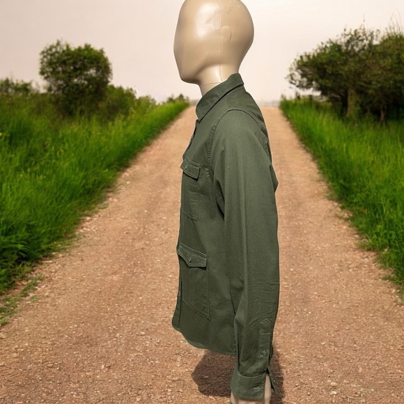 Brave Soul London Four Flap Pocket Utility Shacket - Picture 10 of 16